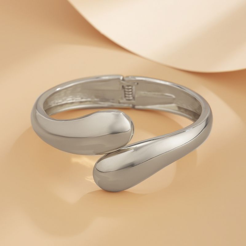 01gold Bracelet Alloy Oval Pearl Bracelet