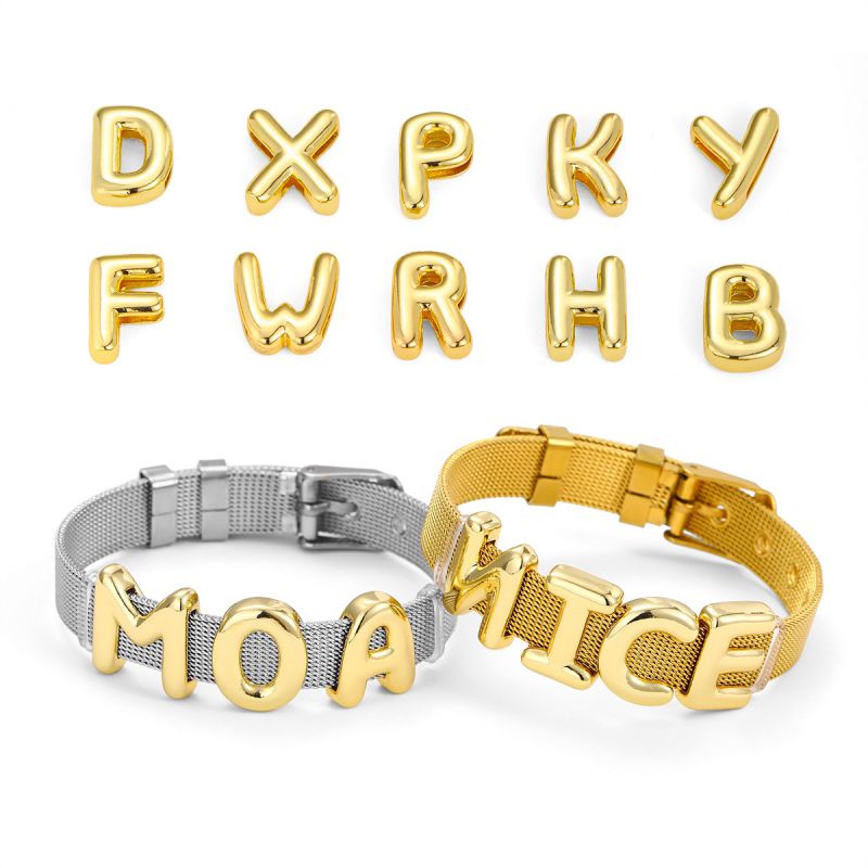 10mm Watch Strap Silver Copper Gold-plated Watch Strap Bracelet