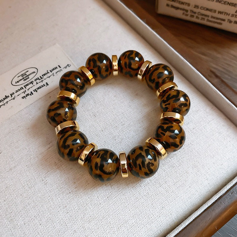 12# Bangle - Brown Irregular Acrylic Bracelet
