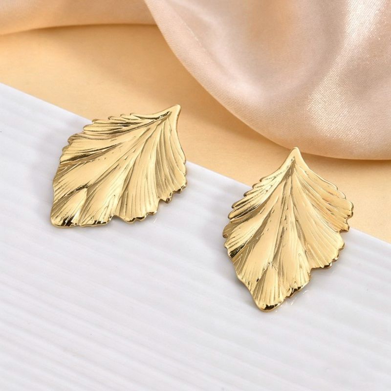 2# Stainless Steel Irregular-shaped Earrings