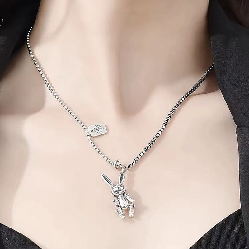 60cm Titanium Steel Chain Love Pendant-x0057b Titanium Steel Chain Heart Necklace