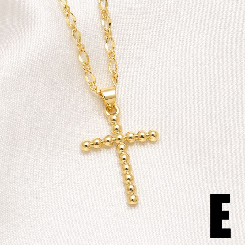 A Brass Cross Necklace