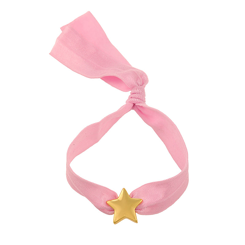 A Copper 26 Letter Velvet Elastic Bracelet