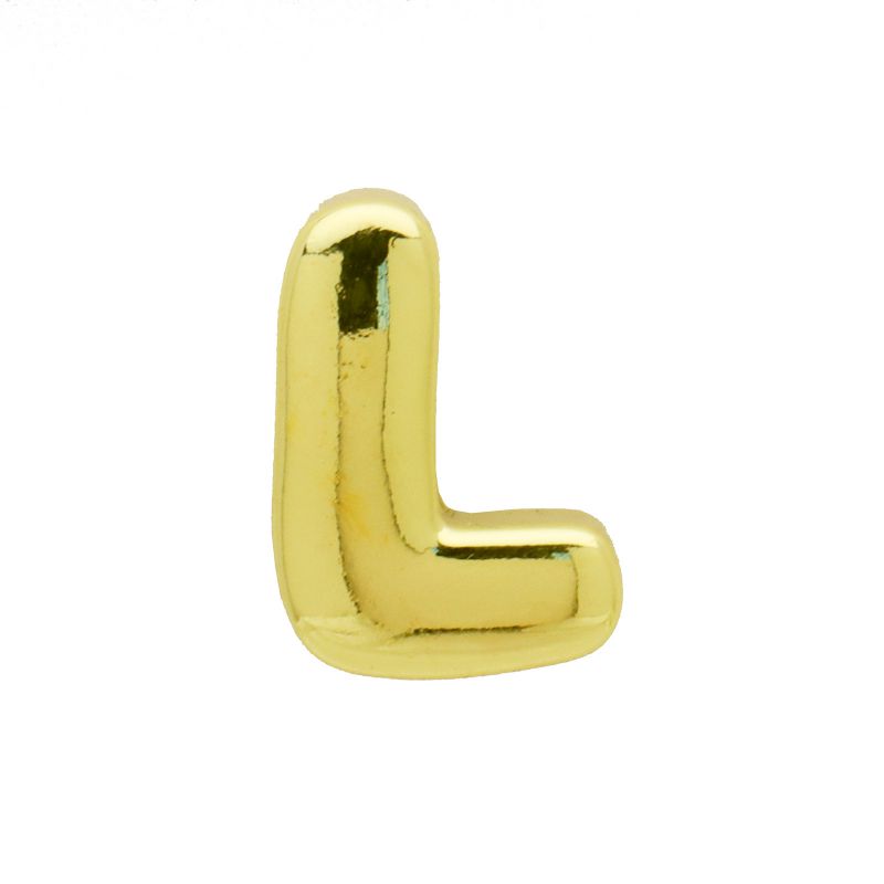 A (pendant Only) Diy Accessories For The 26 Letters Of The Alphabet With Gold-plated Finish