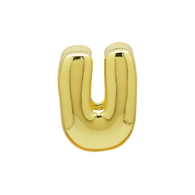 A (pendant Only) Diy Accessories For The 26 Letters Of The Alphabet With Gold-plated Finish