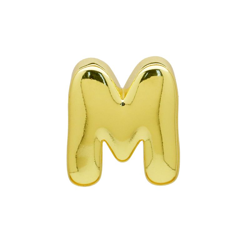 A (pendant Only) Diy Accessories For The 26 Letters Of The Alphabet With Gold-plated Finish