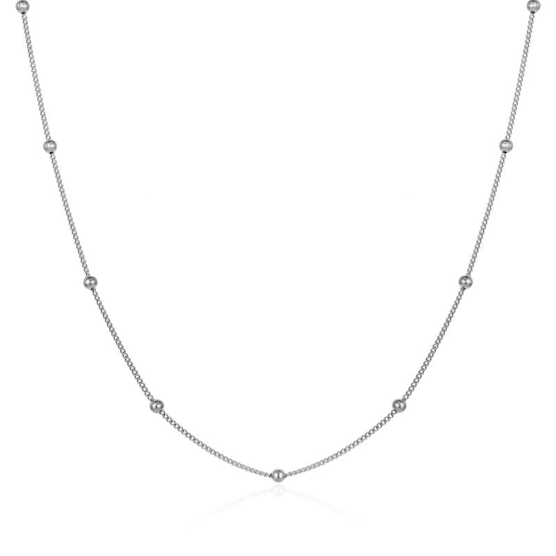 Fashion Blade Chain Plus Snake Chain Gold Stainless Steel Gold Plated Chain Double Layer Necklace