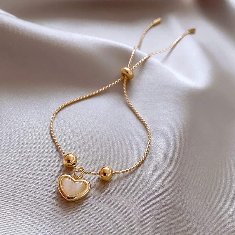 Fashion 41# Bracelet-color Copper Inlaid Zirconium Oval Bracelet