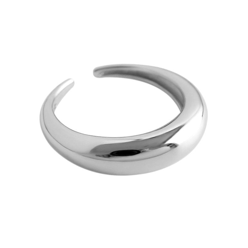 Fashion 25# Copper Geometric Cutout Open Ring