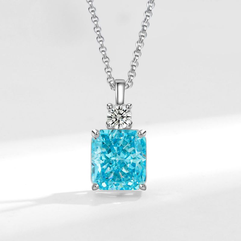 Fashion 17# Copper Diamond Geometric Necklace