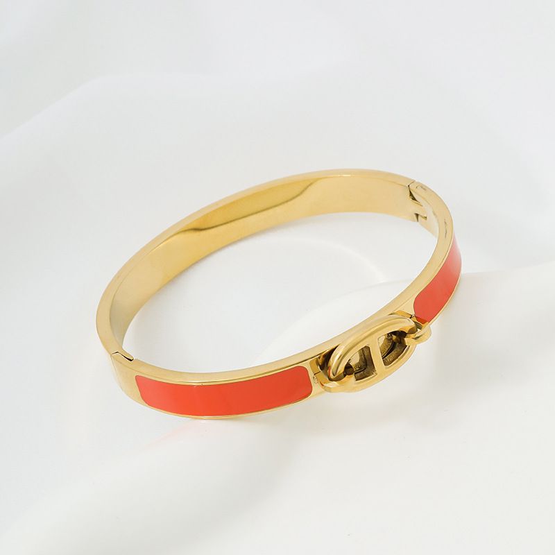 Fashion 69# Titanium Steel Round Bracelet