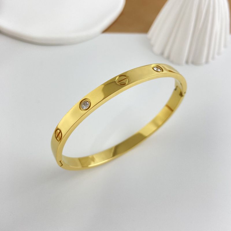 Fashion 69# Titanium Steel Round Bracelet