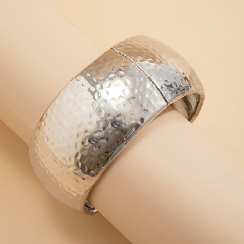 Fashion 01 Gold 2357 Alloy Geometric Glossy Bracelet