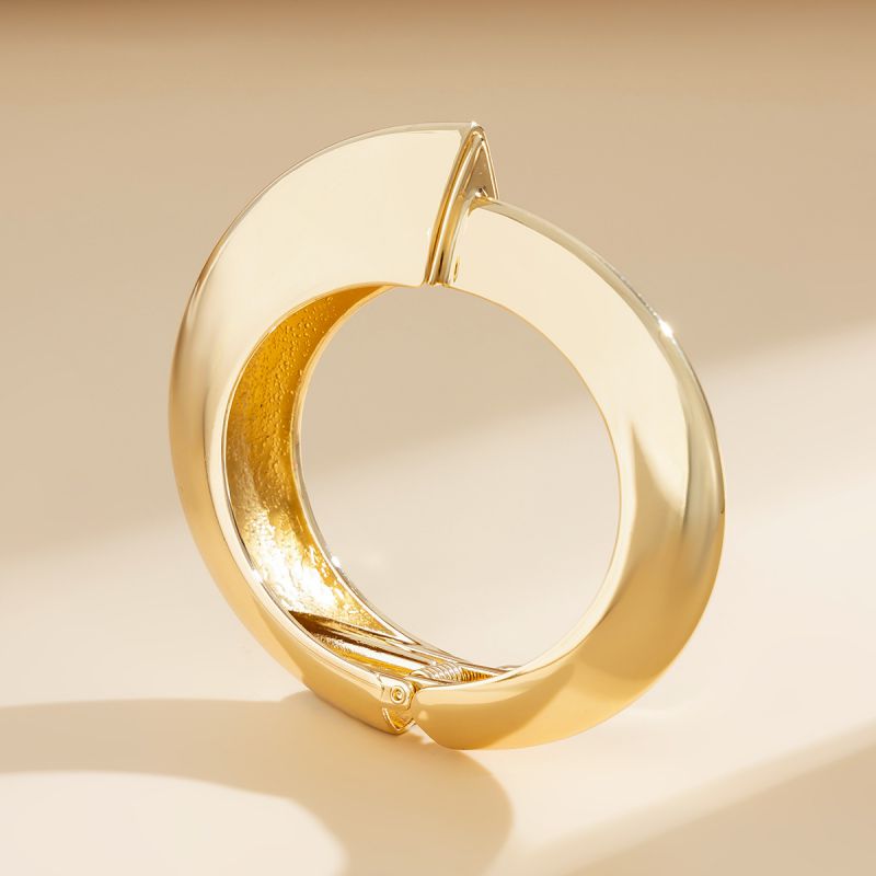 Fashion 01 Gold 2357 Alloy Geometric Glossy Bracelet