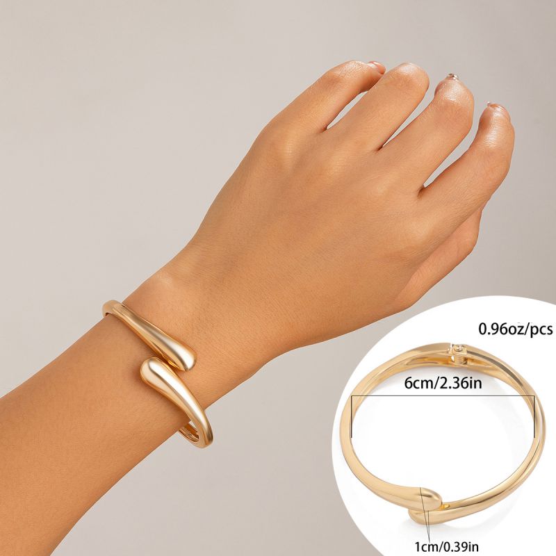 Fashion 01 Gold Alloy Geometric Bracelet