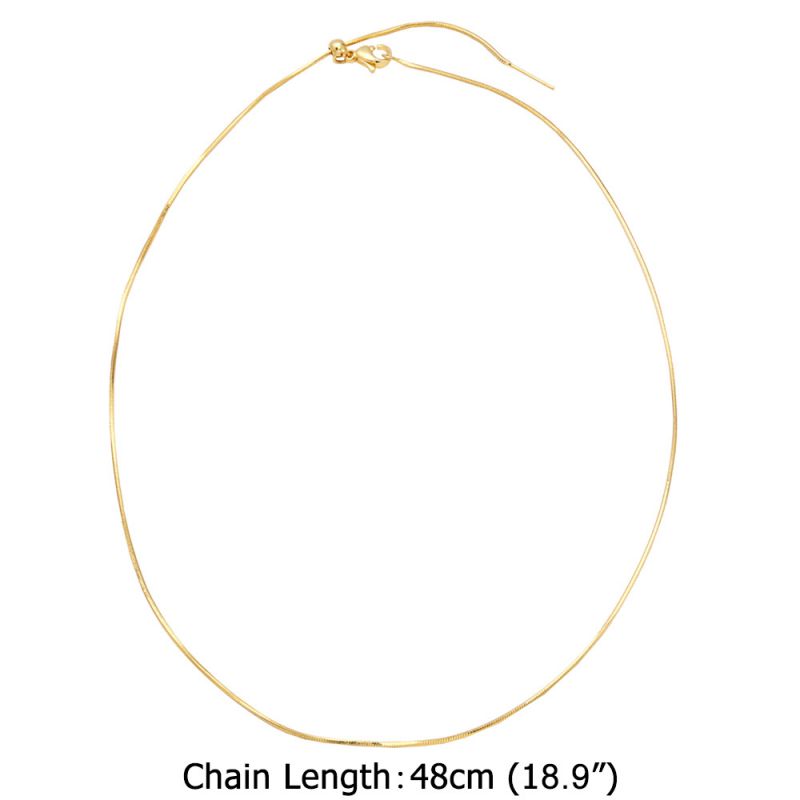 Necklace Copper Geometric Chain Necklace