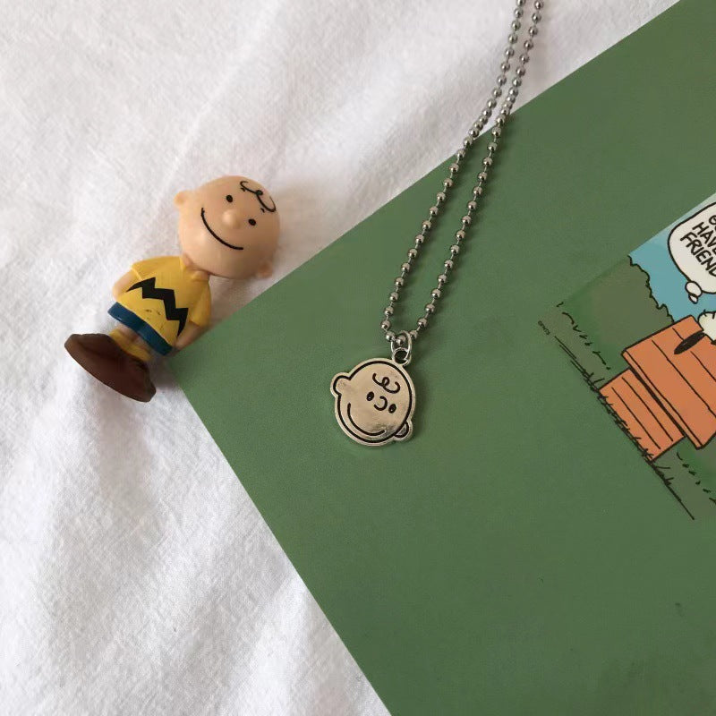 60cm Titanium Steel Chain Love Pendant-x0057b Titanium Steel Chain Heart Necklace