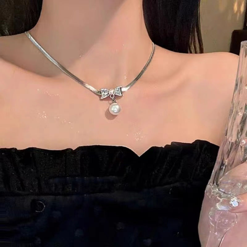 60cm Titanium Steel Chain Love Pendant-x0057b Titanium Steel Chain Heart Necklace