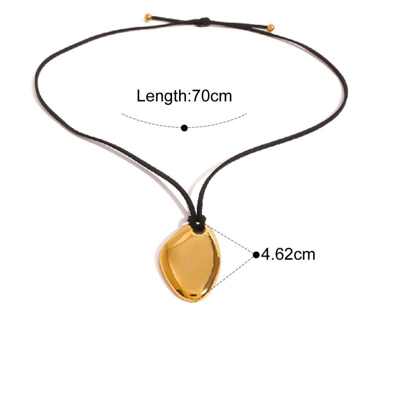 Gold Stainless Steel Irregular Necklace