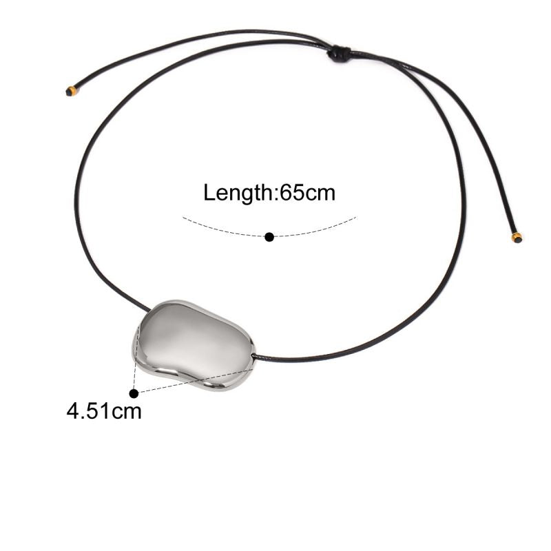 Gold Stainless Steel Irregular Necklace