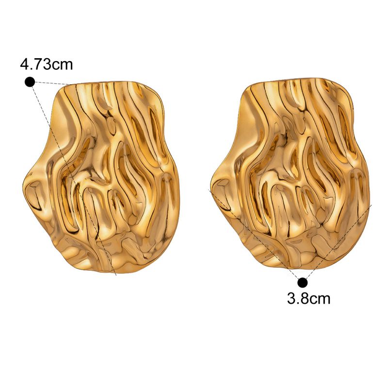 Earring 1# Stainless Steel Square Earrings