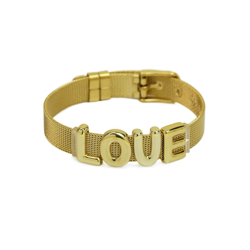 Mama Bracelet Copper Letter Mesh Chain Bracelet