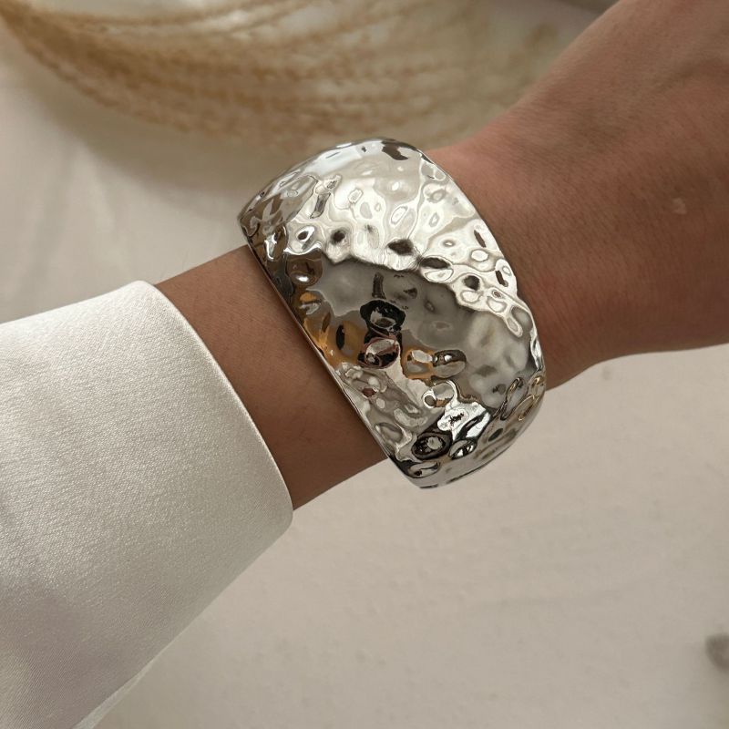 Bracelet Gold 1 Alloy Smooth Irregular Bracelet