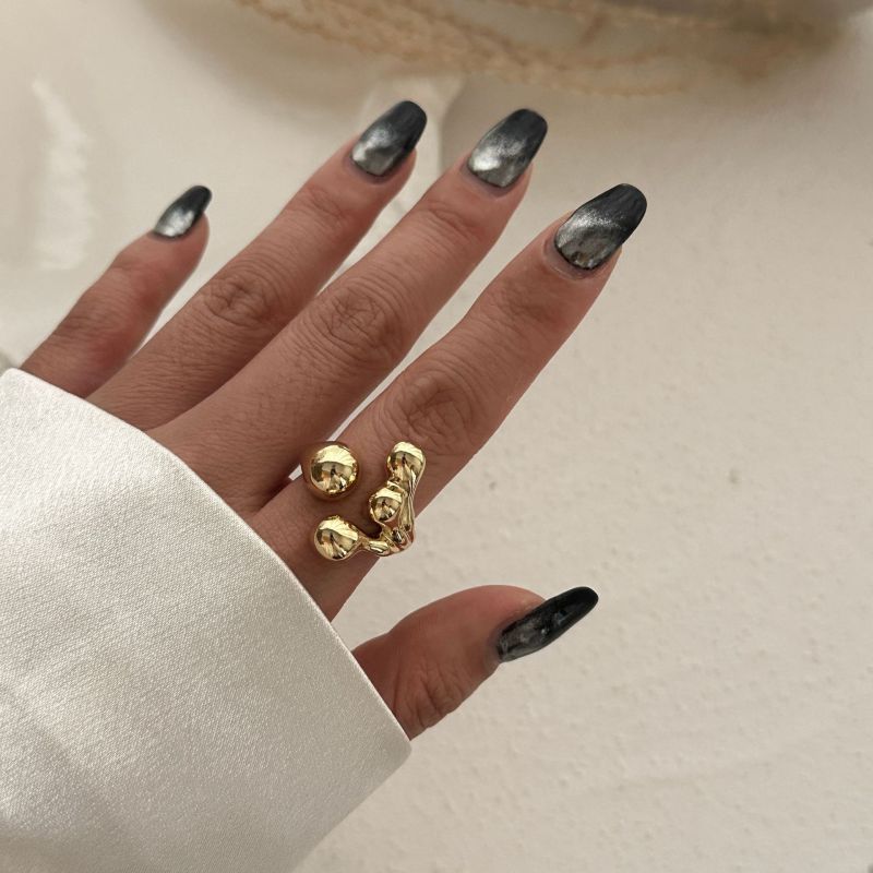 Bracelet Gold 1 Alloy Smooth Irregular Bracelet