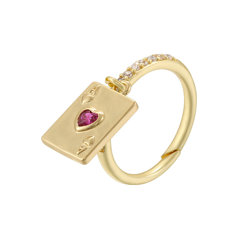 Gold And White Diamond Conch Ring Silver Diamond Conch Shell Lipstick Heart Starfish Geometric Ring