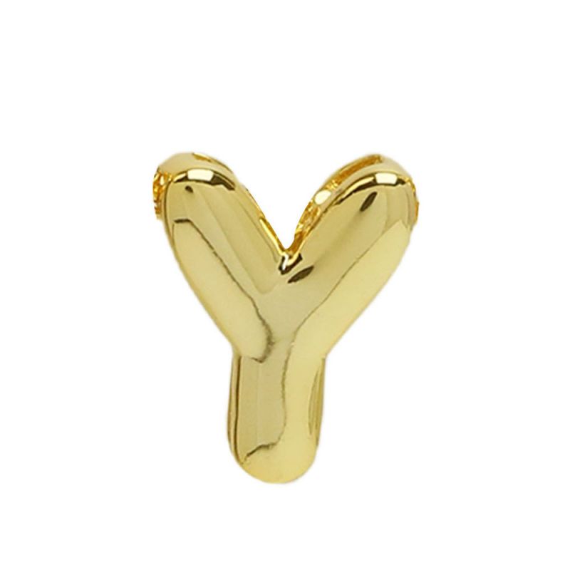 Box Chain Gold Copper 26 letter pendant (without chain)