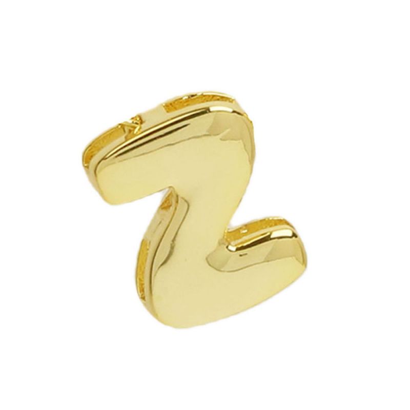 Box Chain Gold Copper 26 letter pendant (without chain)