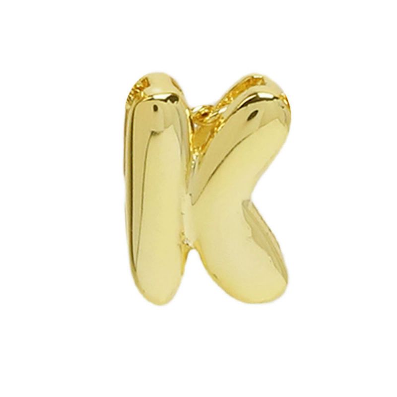 Box Chain Gold Copper 26 letter pendant (without chain)