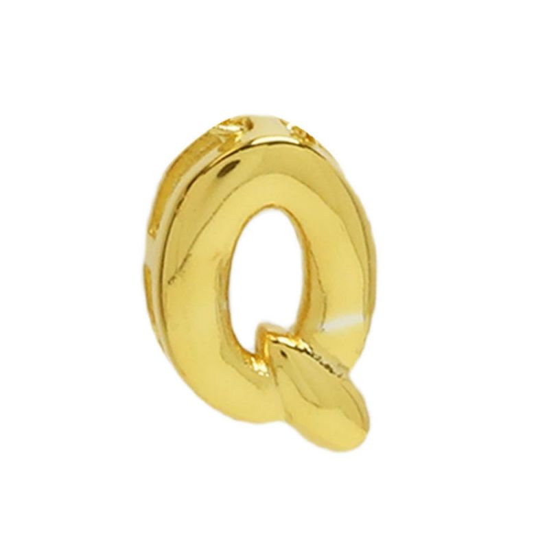 Box Chain Gold Copper 26 letter pendant (without chain)