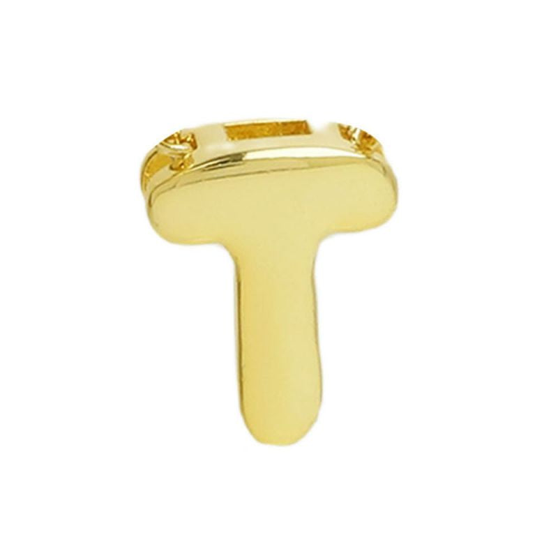 Box Chain Gold Copper 26 letter pendant (without chain)