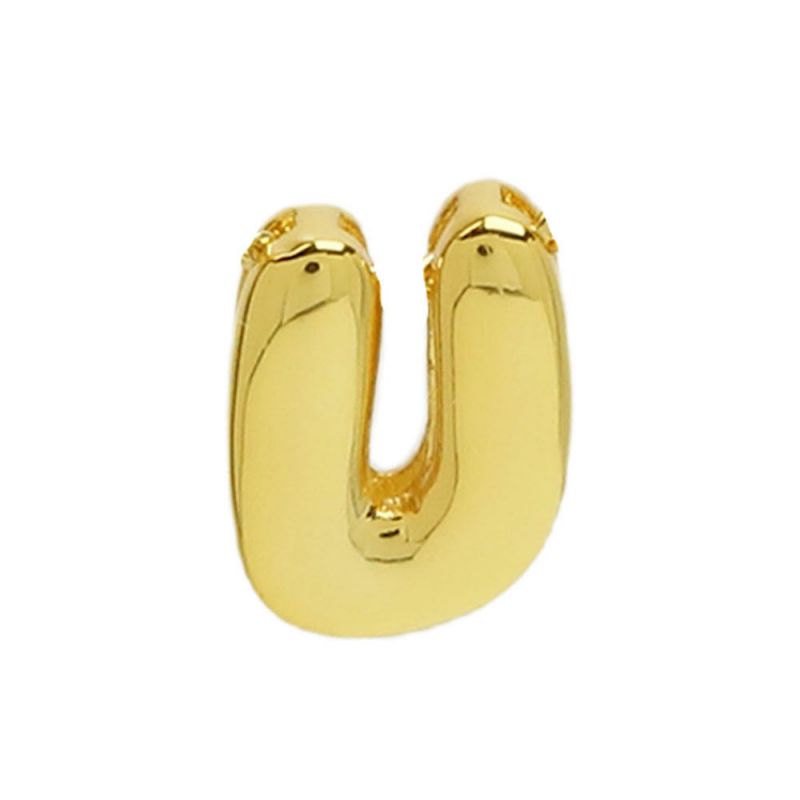 Box Chain Gold Copper 26 letter pendant (without chain)