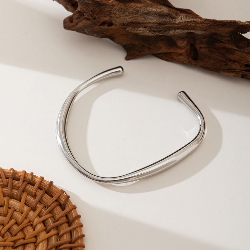 Gold Stainless Steel Irregular Bracelet