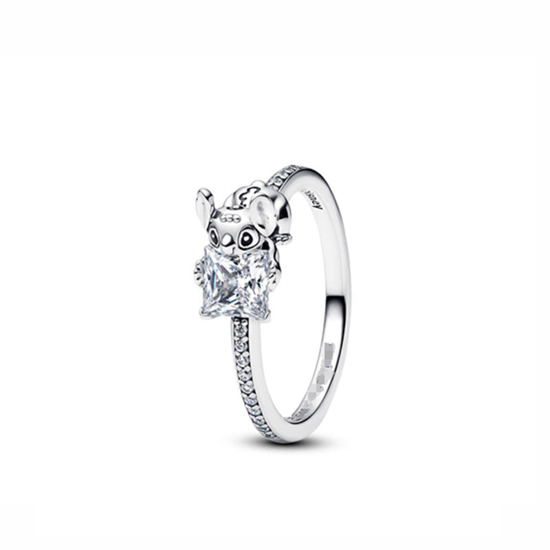 2-58mm Copper Geometric Cartoon Ring