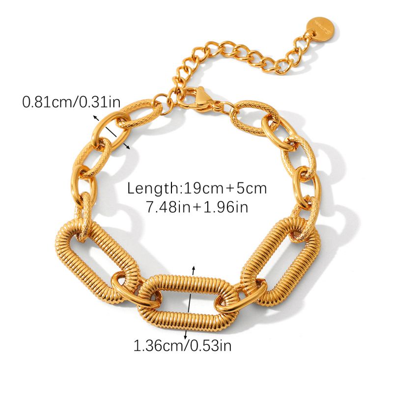 Bracelet 2# Stainless Steel Butterfly Hollow Strap Chain Bracelet