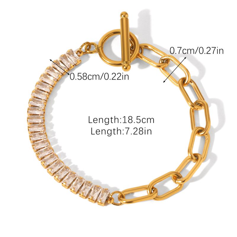 Bracelet 2# Stainless Steel Butterfly Hollow Strap Chain Bracelet