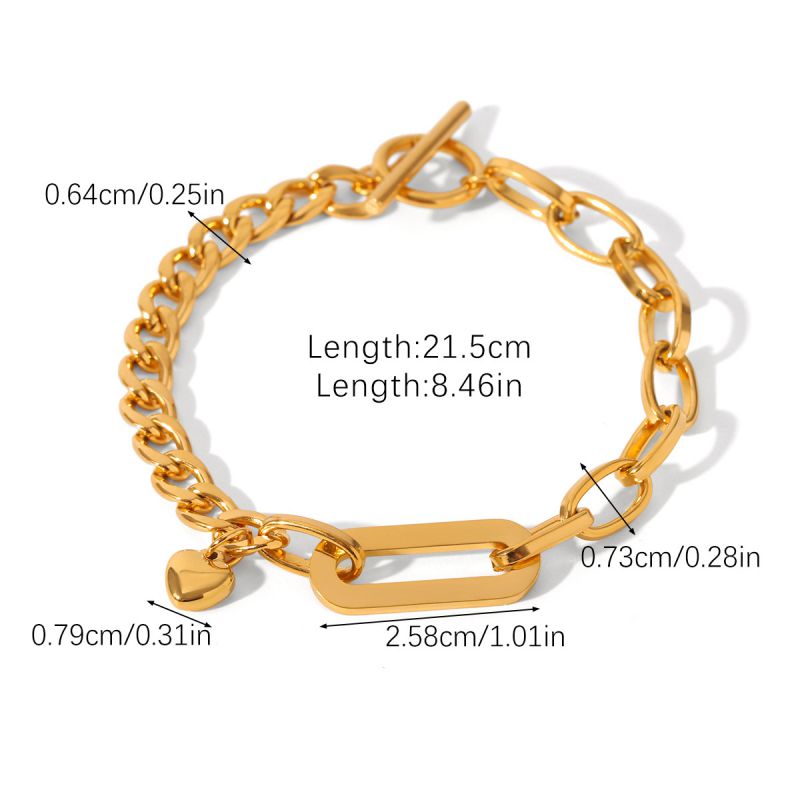 Bracelet 2# Stainless Steel Butterfly Hollow Strap Chain Bracelet