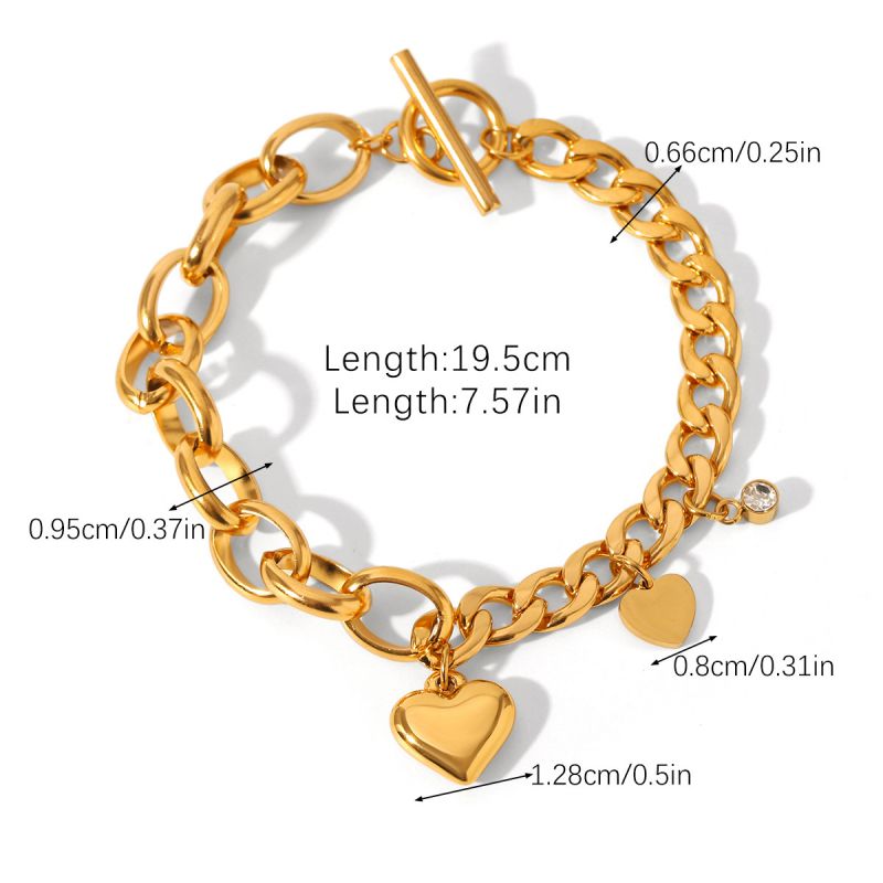Bracelet 2# Stainless Steel Butterfly Hollow Strap Chain Bracelet
