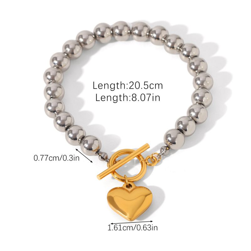 Bracelet 2# Stainless Steel Butterfly Hollow Strap Chain Bracelet