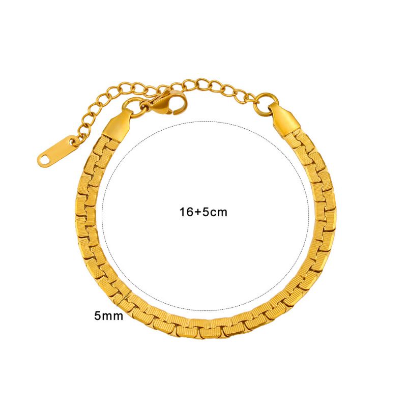 Item 2 Titanium Steel Beaded Love Five-pointed Star Geometric Bracelet