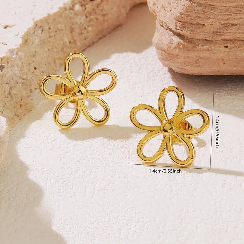 Earrings 115# Stainless Steel Spiral Earrings