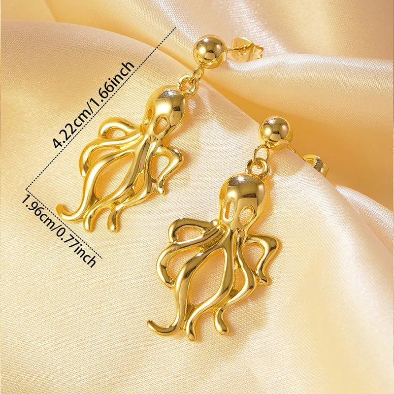 Earrings 115# Stainless Steel Spiral Earrings