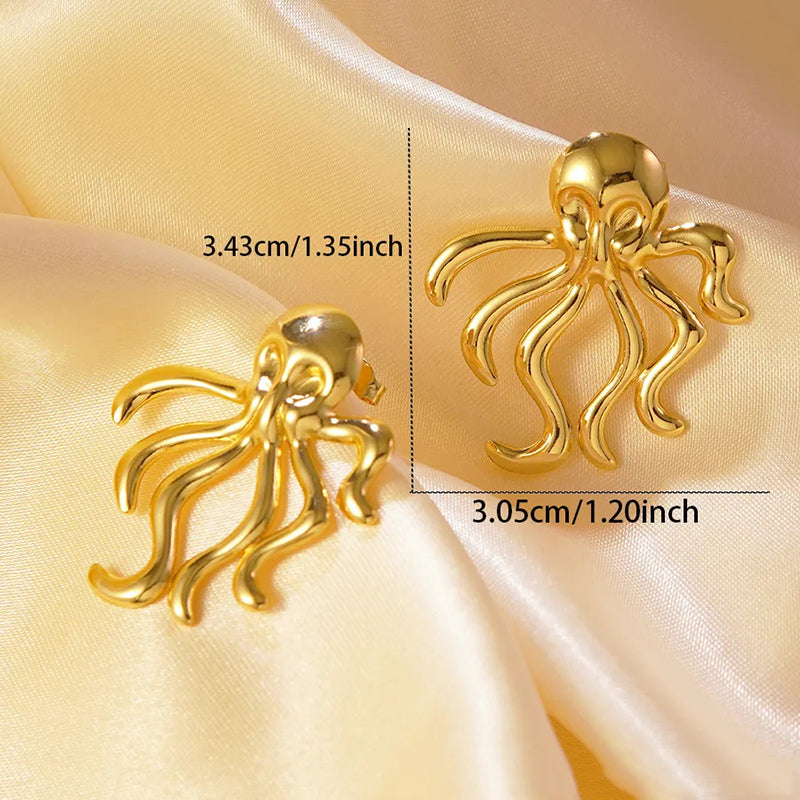 Earrings 115# Stainless Steel Spiral Earrings