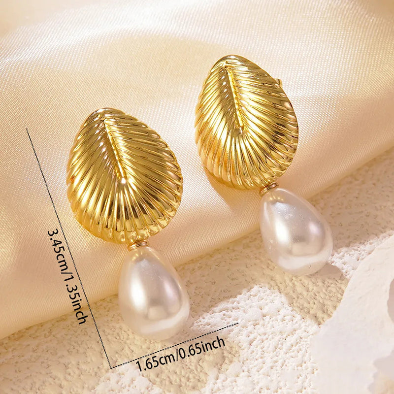 Earrings 115# Stainless Steel Spiral Earrings