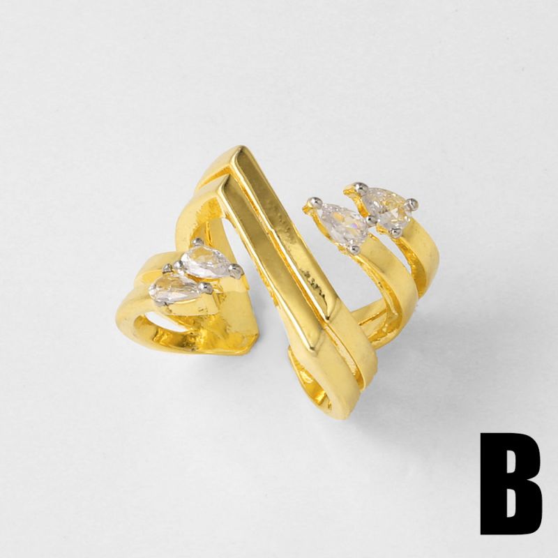 C Copper Pearl Oval Ring