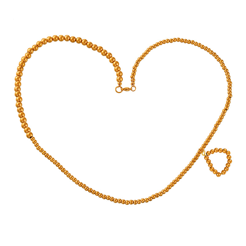 Red Alloy Bull Head Fabric Print Necklace