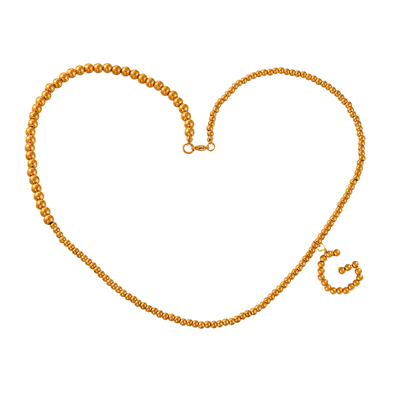 Red Alloy Bull Head Fabric Print Necklace